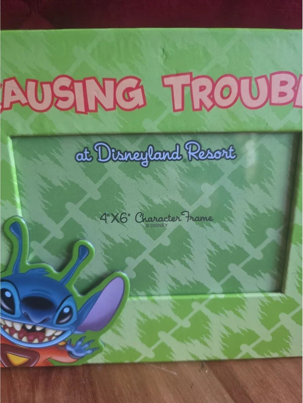 Disney Lilo and Stich Causing Trouble Cardboard Picture Frame